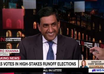 Ro Khanna on MS NOW’s All In with Chris Hayes discussing Ken Paxton’s Texas primary win