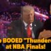 Trump Booed “Thunderously” at NBA Finals!