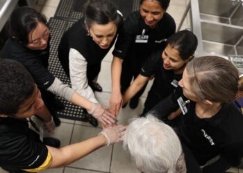 Lunchroom Huddle