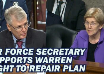 Right to Repair: Air Force Secretary Supports Warren, Sheehy Plan to Get Military Right to Repair