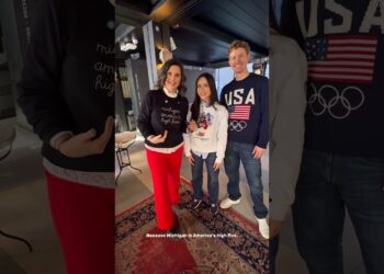 Tiny mic with Team USA ice dancing ⛸️