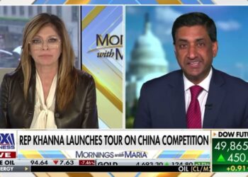 Ro Khanna on Fox’s Mornings With Maria Bartiromo discussing his upcoming heartland tour