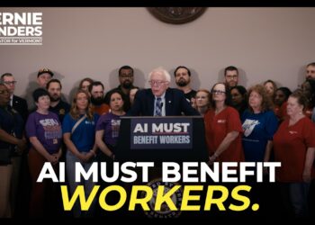 AI must benefit workers. | Sen. Bernie Sanders