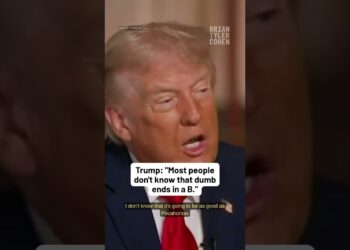 Trump: “Most people don’t know that dumb ends in a B.”