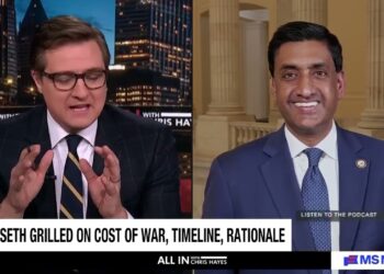 Ro Khanna on MS NOW’s All In with Chris Hayes discussing Pete Hegseth’s testimony in Congress