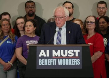 Sanders, Labor Leaders Call on Congress to Protect Workers from AI