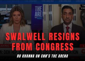 Ro Khanna on CNN’s The Arena with Kasie Hunt discussing Eric Swalwell’s resignation and MTG