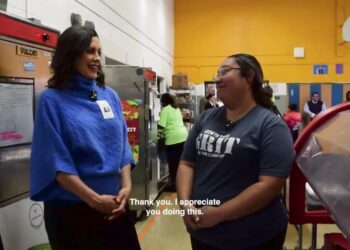 In the Cafeteria with Governor Whitmer: Inside Michigan’s Free School Meals