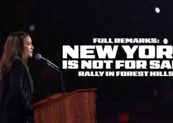 Full Remarks: AOC at New York City is Not For Sale Rally | Alexandria Ocasio-Cortez