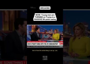 WOW: Young men are TURNING on Trump in a MASSIVE 56-point swing