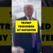 Trump Lashes Out At Reporter For Embarrassing His Intelligence #dollemoredaily #donaldtrump #news