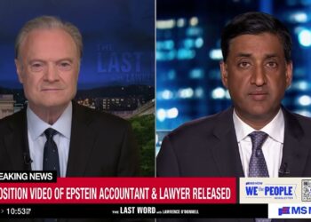 Ro Khanna on MS NOW’s the Last Word with Lawrence O’Donnell discussing Epstein’s lawyers deposition