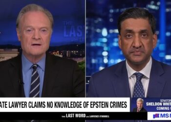 Ro Khanna on MS NOW’s The Last Word with Lawrence O’Donnell discussing Epstein’s lawyer deposition