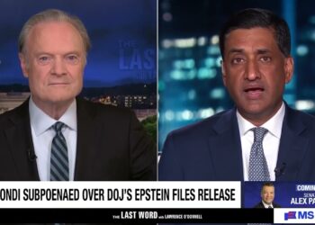 Ro Khanna on MS NOW’s The Last Word with Lawrence O’Donnell discussing Pam Bondi’s deposition